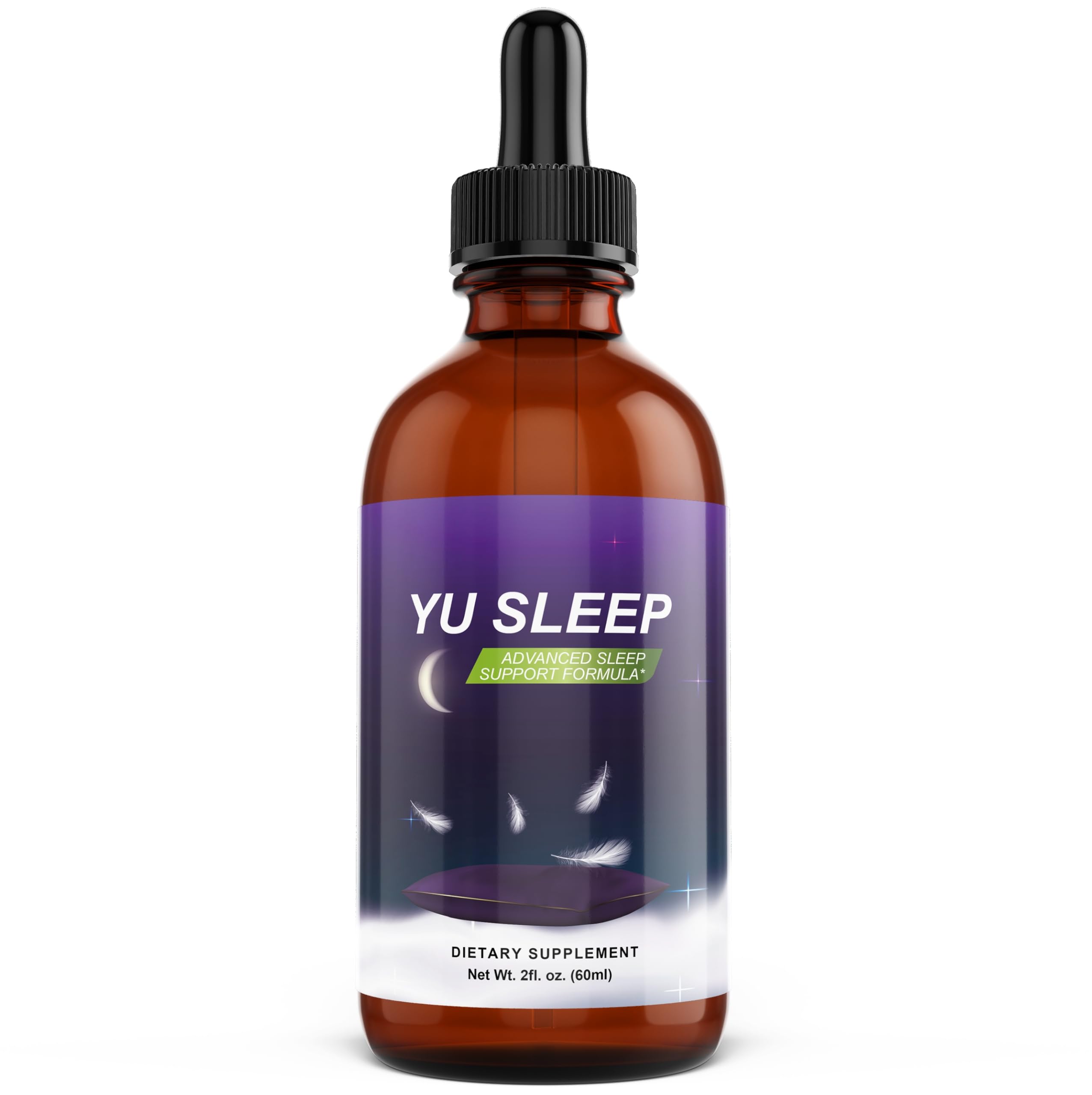 Yu Sleep Nano-Enhanced Liquid Sleep Supplement Bottle